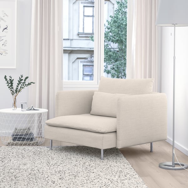 SÖDERHAMN armchair, Gunnared beige, 105 cm