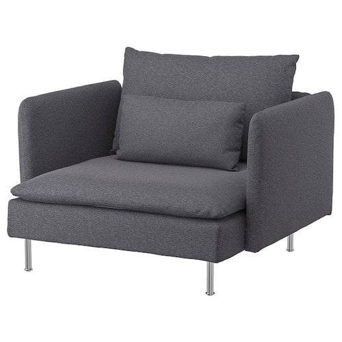 SÖDERHAMN - Armchair, Gunnared Smoke Grey