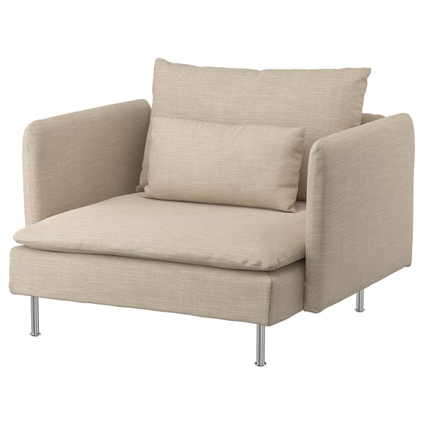 SÖDERHAMN armchair, Hillared beige, 105 cm