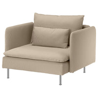 SÖDERHAMN armchair, Kelinge beige, 105 cm