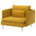 SÖDERHAMN armchair, Kelinge dark yellow, 105 cm