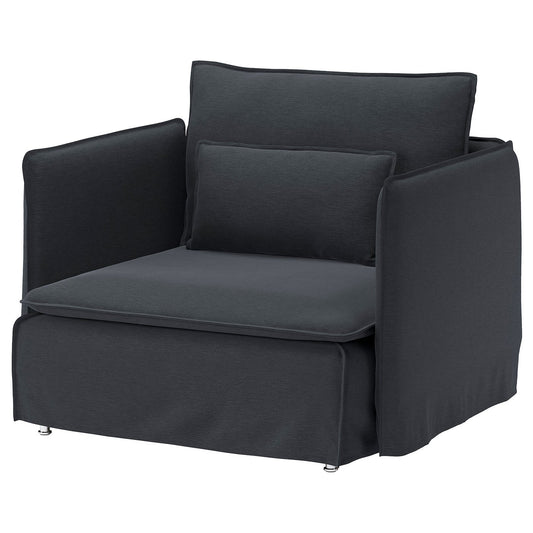 SÖDERHAMN armchair, Knäbäck anthracite, 93x14x99 cm