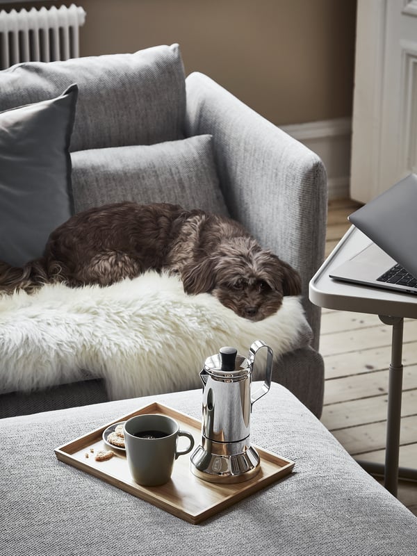 SÖDERHAMN armchair, Viarp beige, 105 cm