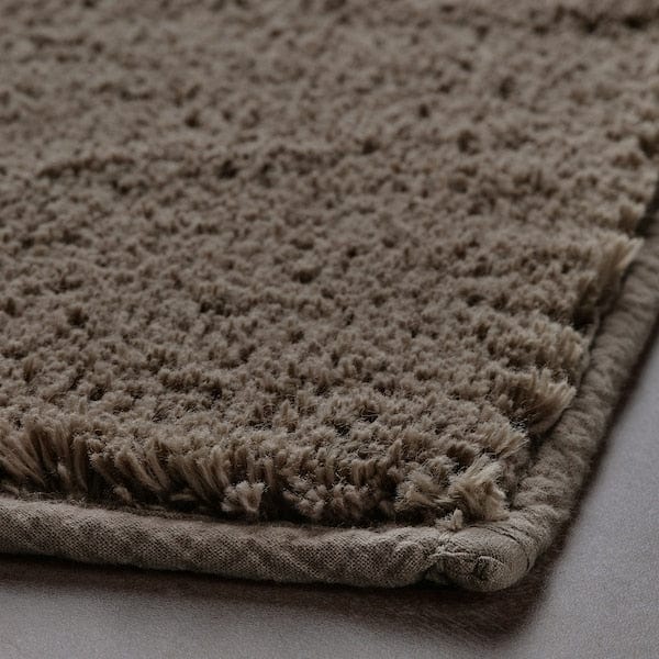 Ikea SÖDERSJÖN - Bath mat, grey-brown, 50x80 cm