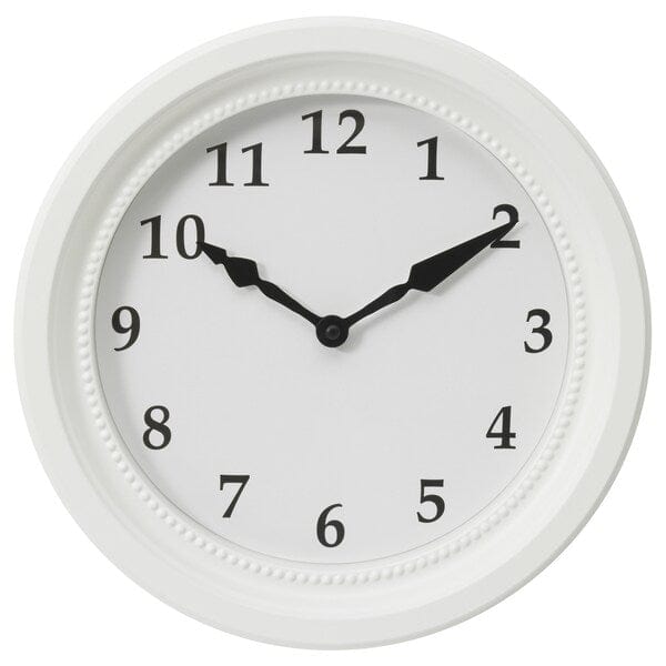 Ikea SÖNDRUM - Wall clock, white, 35 cm