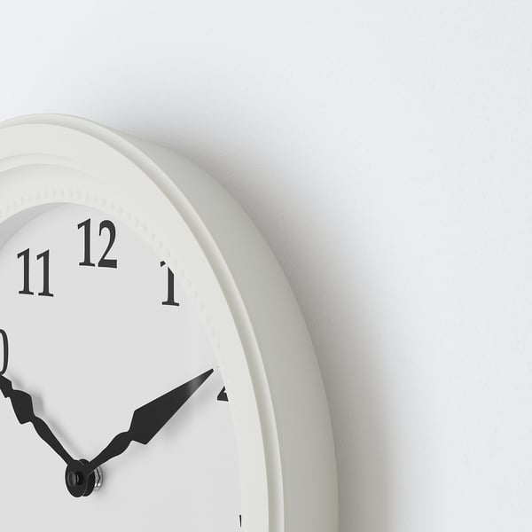 SÖNDRUM - SÖNDRUM Wall clock, white, 35 cm