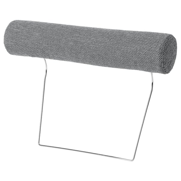 SÖRVALLEN Headrest cushion - Lejde grey/black ,