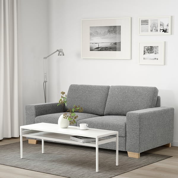 SÖRVALLEN 2-seat sofa, Lejde grey/black
