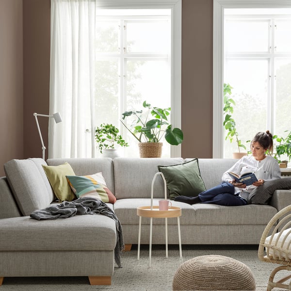SÖRVALLEN - 3-seater corner sofa ,
