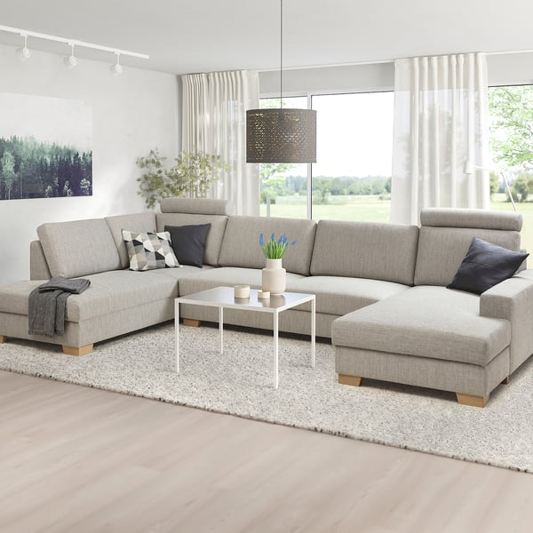 SÖRVALLEN - 5-seater corner sofa ,