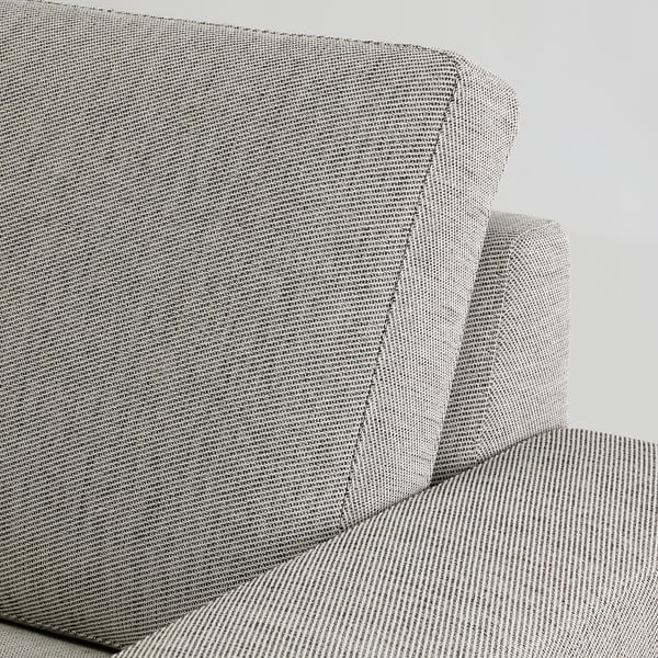 SÖRVALLEN Corner sofa bed, 3-seater, open end, left / Viarp beige / brown ,