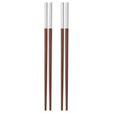 SÖTBJÖRNBÄR chopsticks 2 pairs, brown, 24 cm