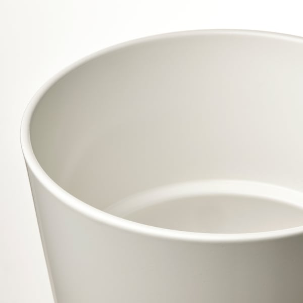 SOJABÖNA plant pot, white, 12 cm
