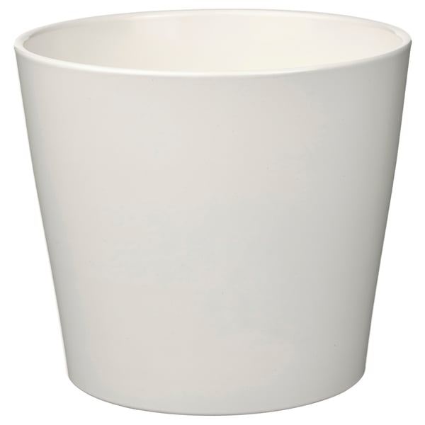 SOJABÖNA plant pot, white, 15 cm