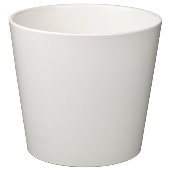 SOJABÖNA plant pot, white, 24 cm
