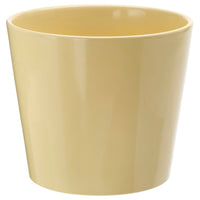 SOJABÖNA plant pot, light yellow, 15 cm