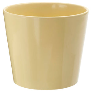 SOJABÖNA plant pot, light yellow, 17 cm