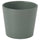 SOJABÖNA plant pot, grey/green, 15 cm