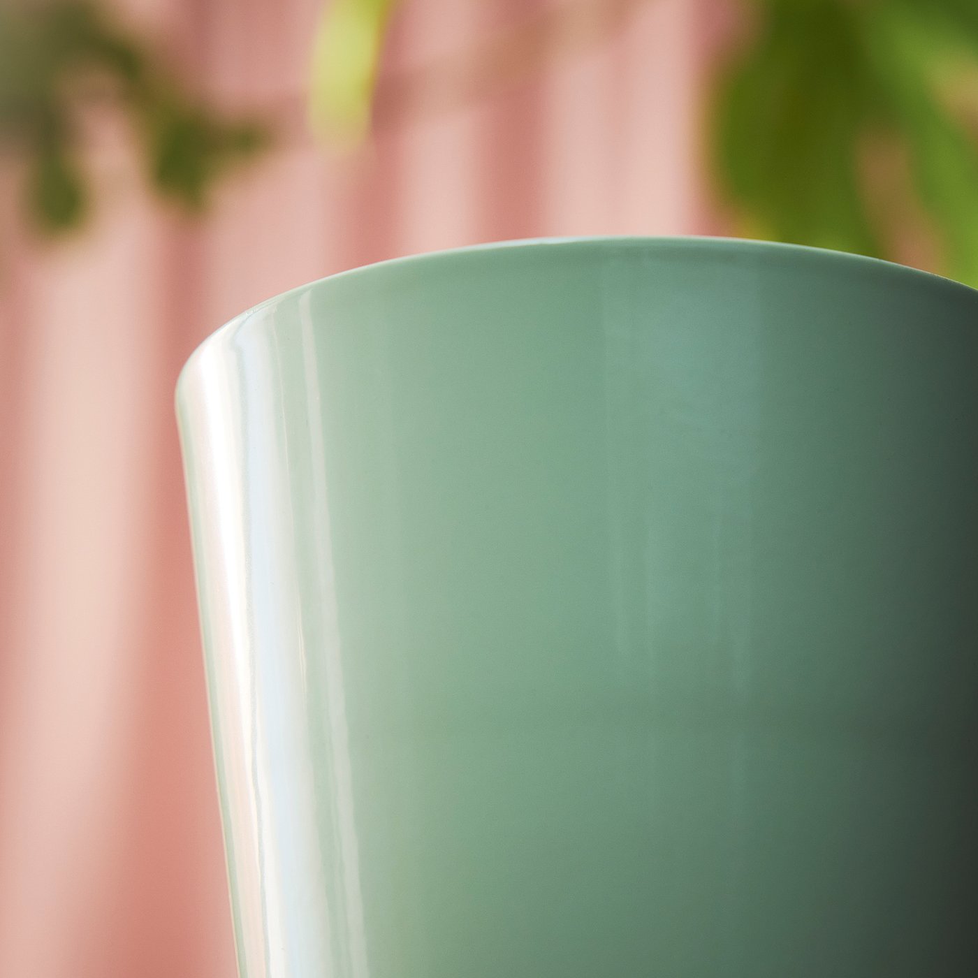 SOJABÖNA plant pot, light green, 9 cm