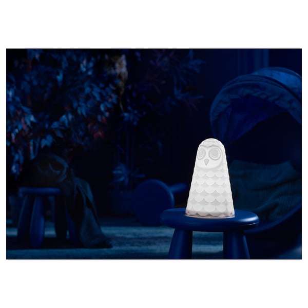 SOLBO LED table lamp - white/owl 23 cm , 23 cm