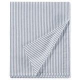 SOLFIBBLA flat sheet, white blue/stripe, 150x260 cm