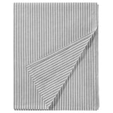 SOLFIBBLA flat sheet, grey white/stripe, 240x260 cm