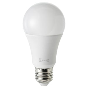 SOLHETTA LED bulb E27 1521 lumen, dimmable/globe opal white, 60 mm