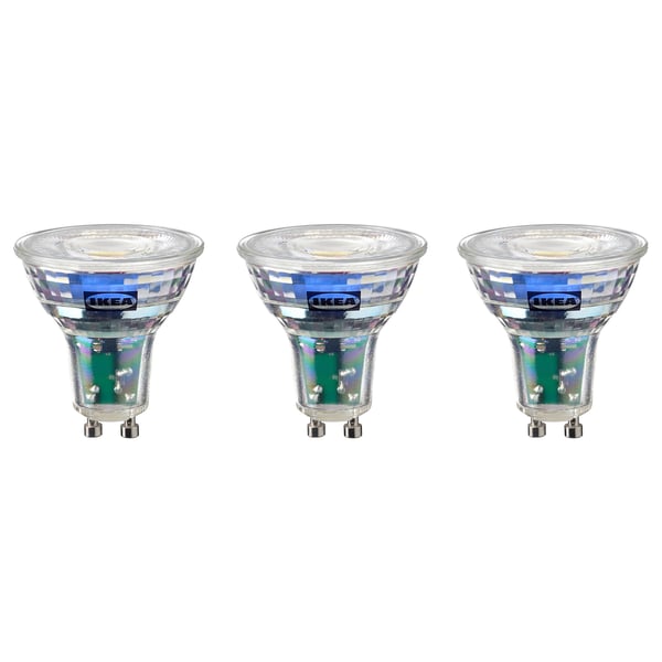 SOLHETTA LED bulb GU10 345 lumen, 4000 K, 3 pack