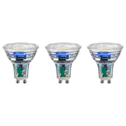 SOLHETTA LED bulb GU10 345 lumen, 50 mm, 3 pack