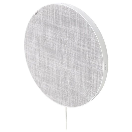 SOLSKYDD Bluetooth speaker, white, 45 cm