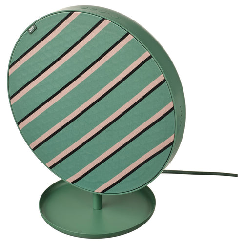 SOLSKYDD Bluetooth speaker, green, 29 cm