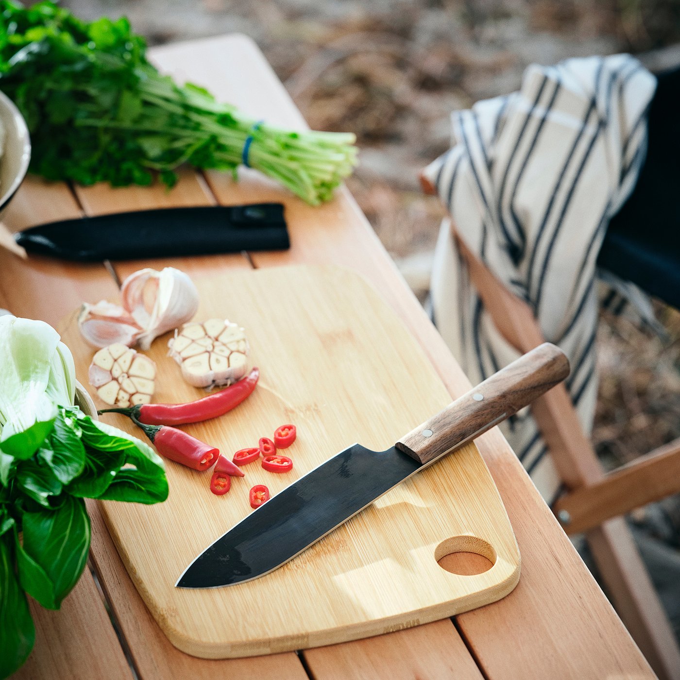 SOLUPPGÅNG knife, black