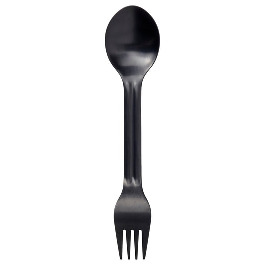 SOLUPPGÅNG spork, dark grey, 19 cm