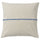 SOLUPPGÅNG cushion cover, beige/blue, 50x50 cm