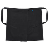 SOLUPPGÅNG waist apron, black, 86x82 cm