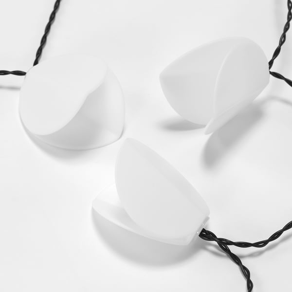 SOLVINDEN - SOLVINDEN LED lighting chain with 12 lights, solar-powered/leaf