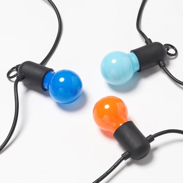 Ikea SOLVINDEN - Illuminazione a LED 12 luci, da esterno/multicolore
