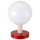 SOLVINDEN LED decoration lighting, battery-operated globe/red light pink