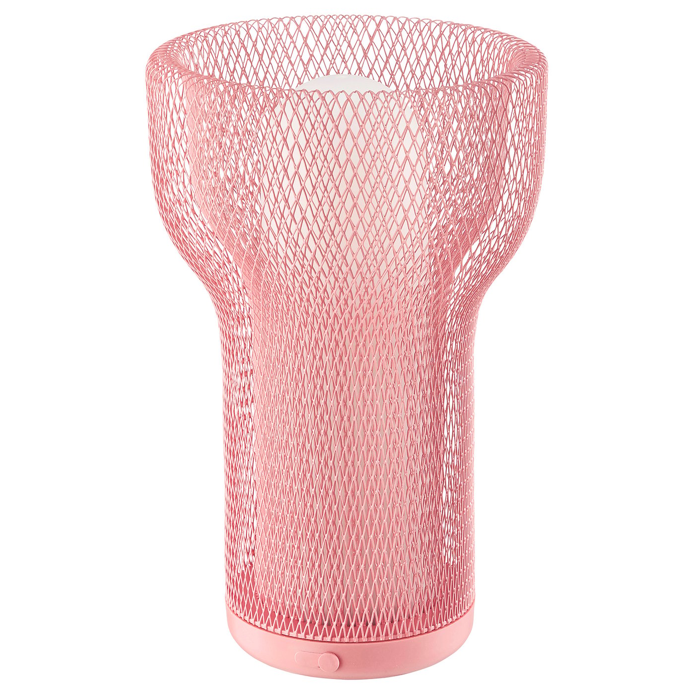 SOLVINDEN LED decoration lighting, battery-operated mesh/outdoor pink
