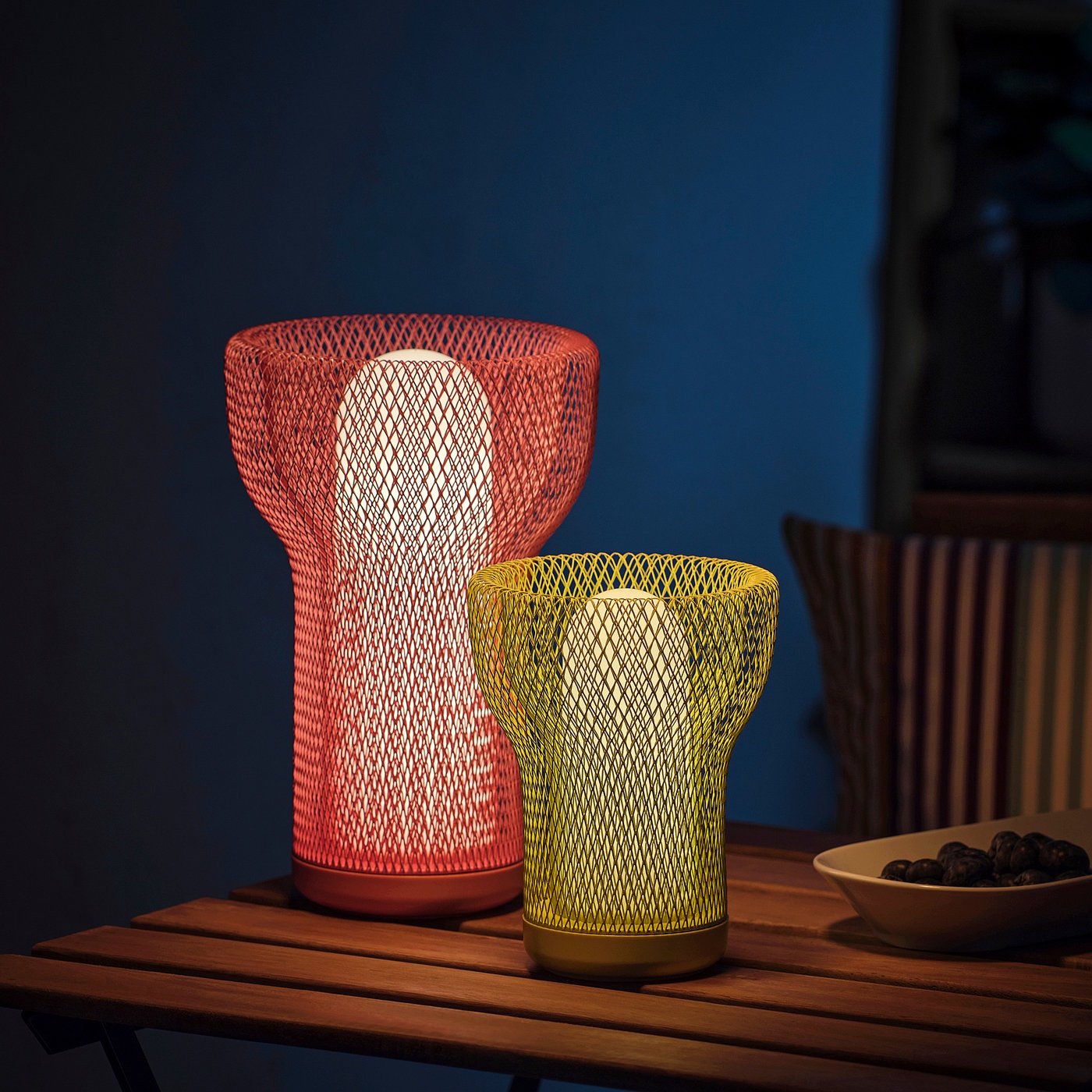 SOLVINDEN LED decoration lighting, battery-operated mesh/outdoor pink
