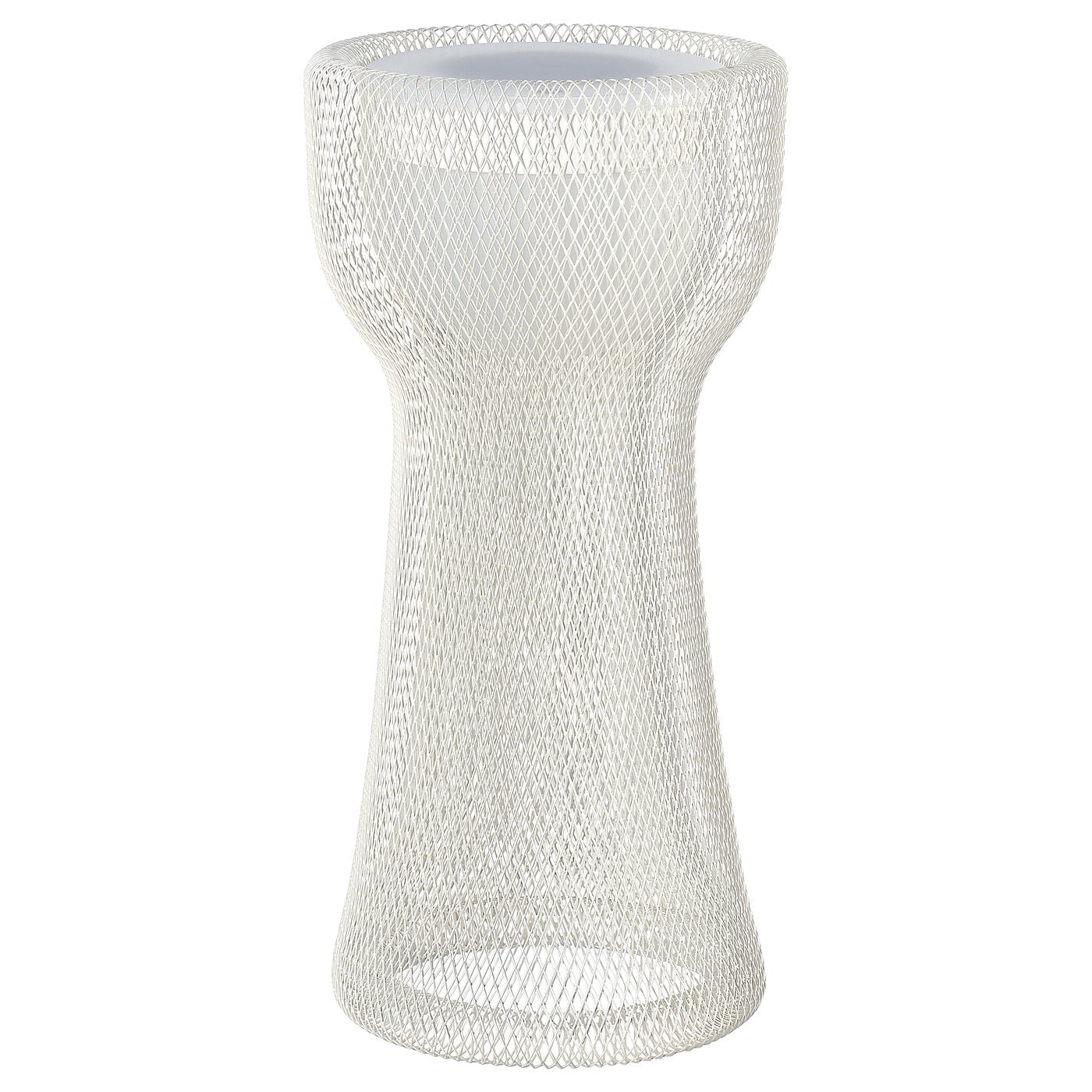 SOLVINDEN LED decoration lighting, floor, solar-powered/mesh beige, 19x39 cm