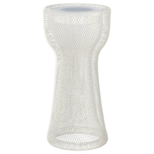 SOLVINDEN LED decoration lighting, floor, solar-powered/mesh beige, 19x39 cm