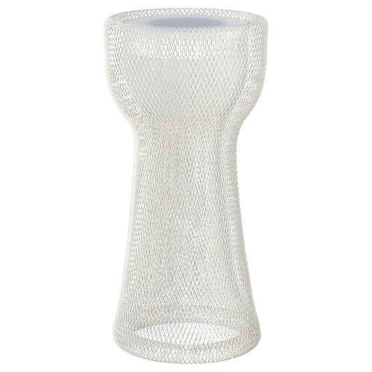 SOLVINDEN LED decoration lighting, floor, solar-powered/mesh beige, 19x39 cm