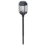 SOLVINDEN LED solar-powered ground stick, outdoor/clear black, 8 cm