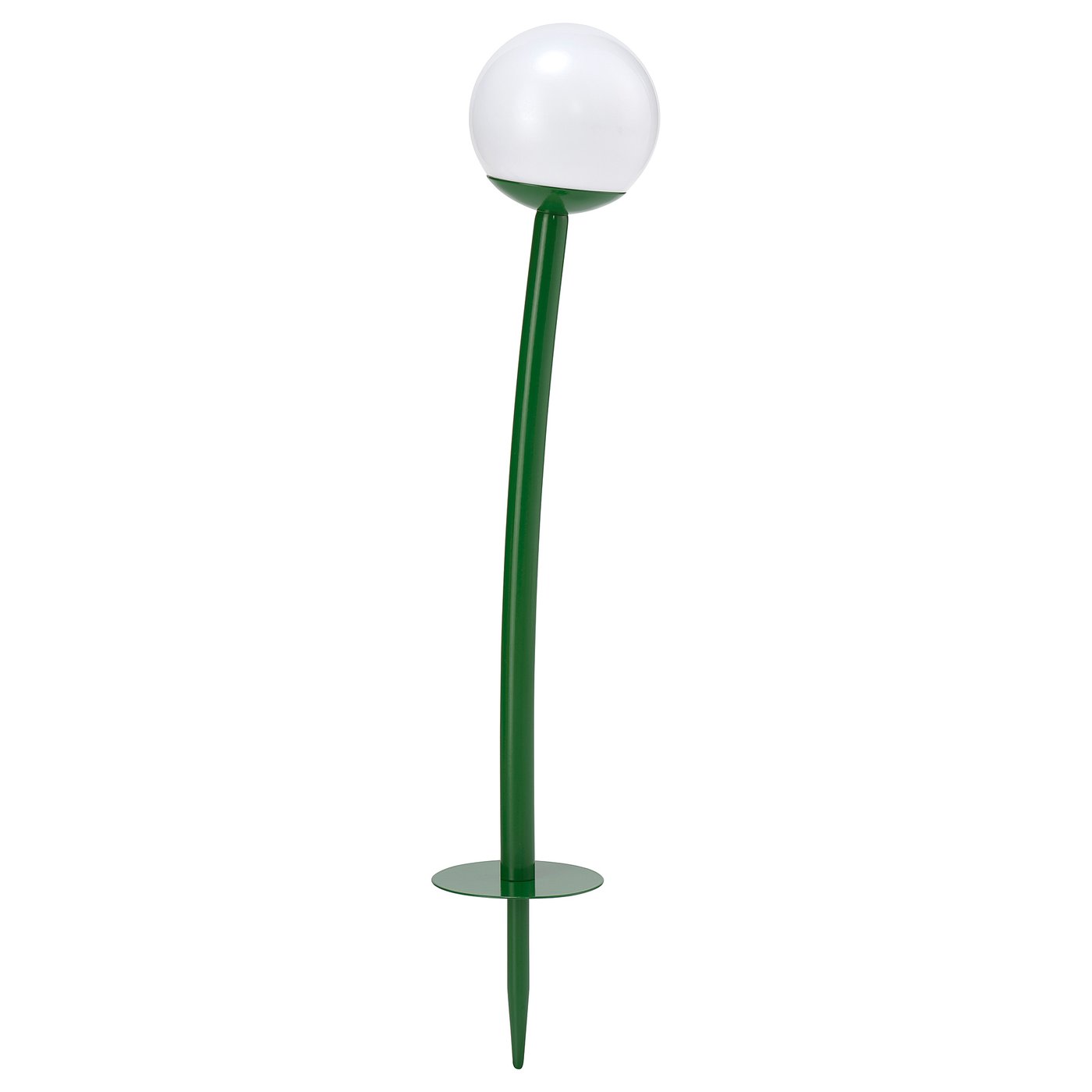 SOLVINDEN LED solar-powered ground stick, outdoor dark green, 10 cm