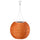 SOLVINDEN pendant lamp, solar-powered/orange, 22 cm