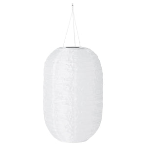 SOLVINDEN pendant lamp, solar-powered white, 26 cm