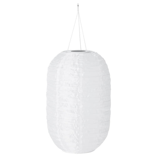 SOLVINDEN pendant lamp, solar-powered white, 26 cm