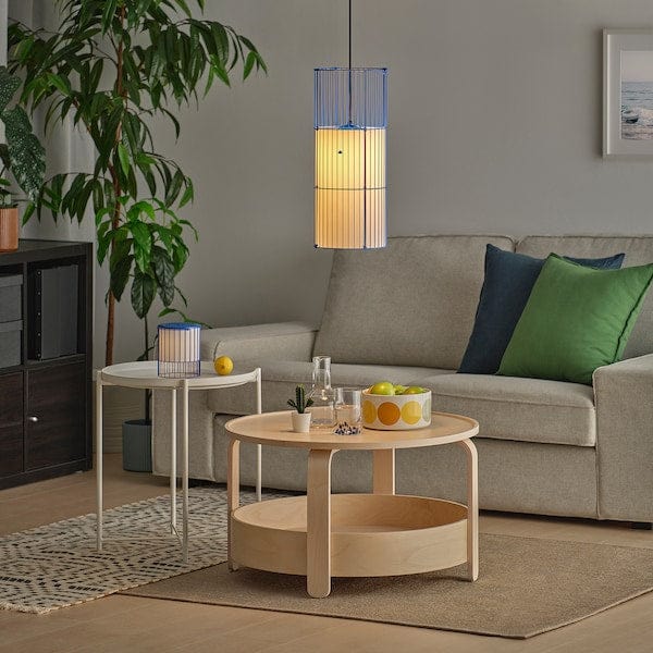 Ikea SOLVINDEN - Lampada a sospensione, blu,48 cm