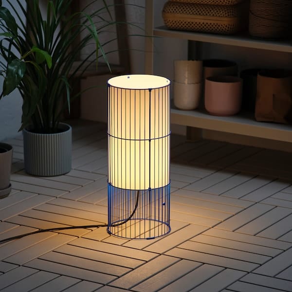 Ikea SOLVINDEN - Lampada a sospensione, blu,48 cm